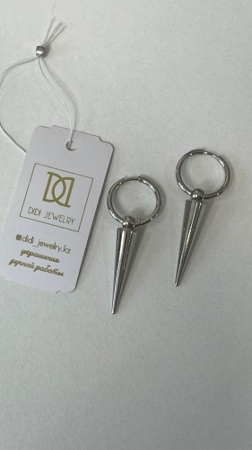 Серьги DiDi Jewelry латунь, без вставок