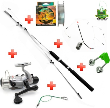 VitFishing Crocodile 100-250g 1.8 м + полная фидерная оснастка №1 фидерное 1.8 м