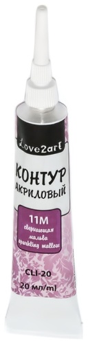 Love2Art CLI-20 сверкающая мальва 1 шт