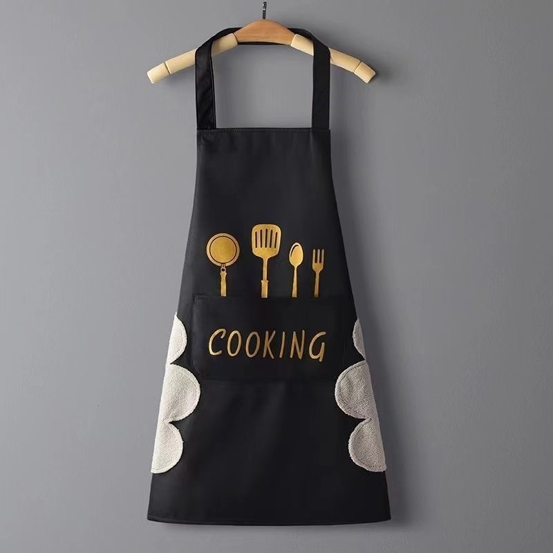 Фартук Домашний form for cooking Базовая коллекция Cooking 72x65 см синтетика, полиэстер, черный