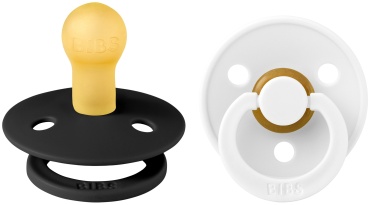 Набор пустышек BIBS Colour Black/White 0+ месяцев, мультиколор