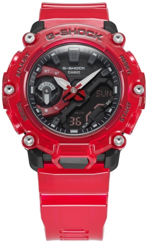 Кварцевые CASIO GA-2200SKL-4AER полимер