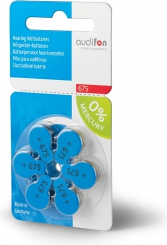 Audifon батарейки 675 04043752288759 №6