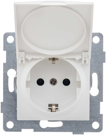 Розетка Gusi Electric С11Р91-001, белый