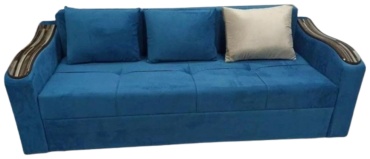 Диван Nurjol 01 Home SHANYRAQ 2, 215х80 см, обивка ткань, синий