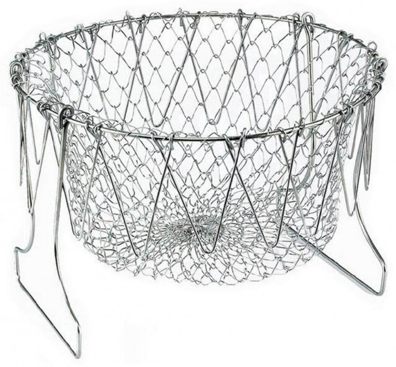 Миска-дуршлаг Wellamart B022 24 см металл, 1 шт