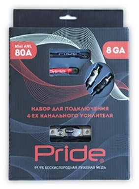 PRIDE комплект для подключения 4ех канального усилителя PRIDE 8GA