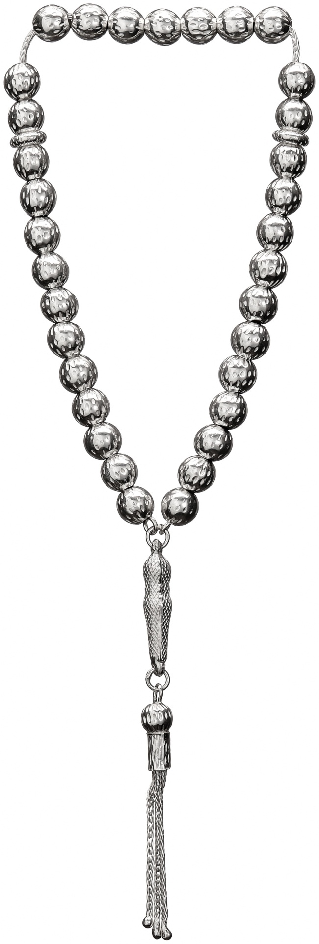 Четки TOMIRIS Jewellery ручные серебро 17 см без вставок