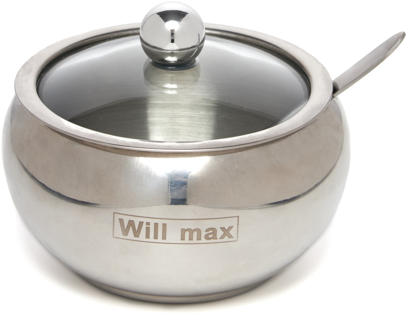 Will max сахарница MC00027 1 шт, нержавеющая сталь