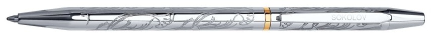 Ручка SOKOLOV 94250006 вес 16.05 г серебро, без вставок