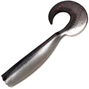 Lazy Tail Shad Black Red Flake Pearl Y-LTS5-34 1шт