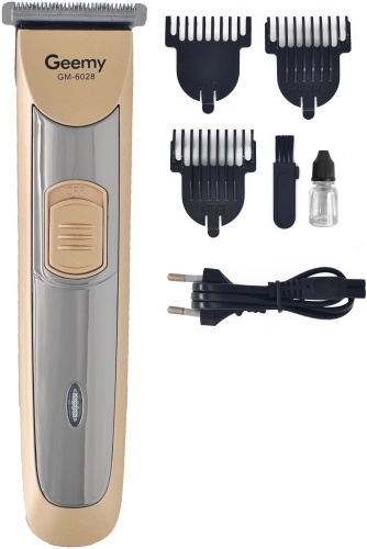 Gemei машинка для стрижки GM-6028 золотой