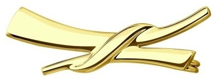 Булавка Diamant 53-140-01688-1 вес 1.19 г золото, без вставок