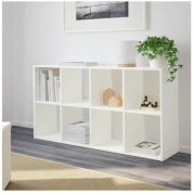 Стеллаж напольный Грация мебель, 60x30x130 см, белый