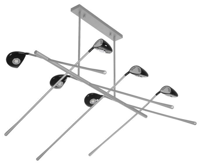 Люстра подвесная LED, кол-во ламп: 6 шт