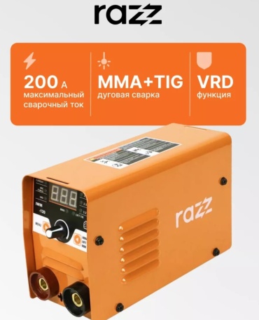 RAZZ сварочный инвертор IWM-120 (MMA/TIG/CUT)