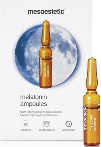 Mesoestetic сыворотка MELATONIN AMPOULES для зоны декольте, для лица 10 шт по 2 мл