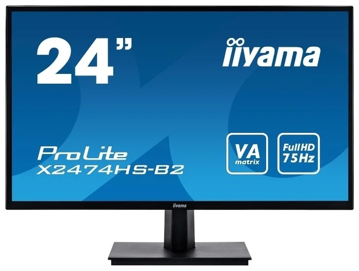 Монитор 23.6" Iiyama ProLite X2474HS-B2 черный