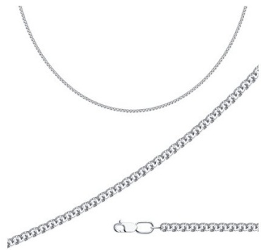 SOKOLOV CHA-SO-925-0369-55 длина 55 см, вес 7.19 г серебро, плетение бисмарк