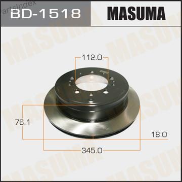 MASUMA Диск Тормозной BD1518
