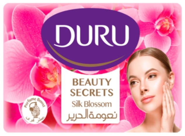 Кусковое мыло туалетное DURU Туалетное мыло Duru Beauty Secret Silk Blossom (Шелковый цвет) РОЗОВЫЙ 160гр. 512433 160 г