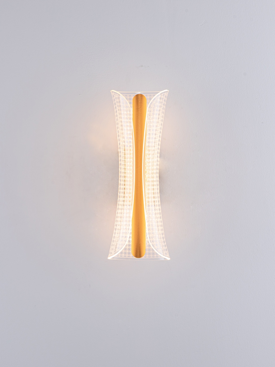 Бра настенный LED, золотистый, белый