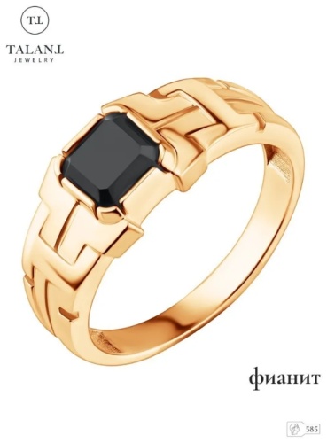 TALANT 21-00-0008-12811_20 размер 20 вес 3.64 г золото, фианит