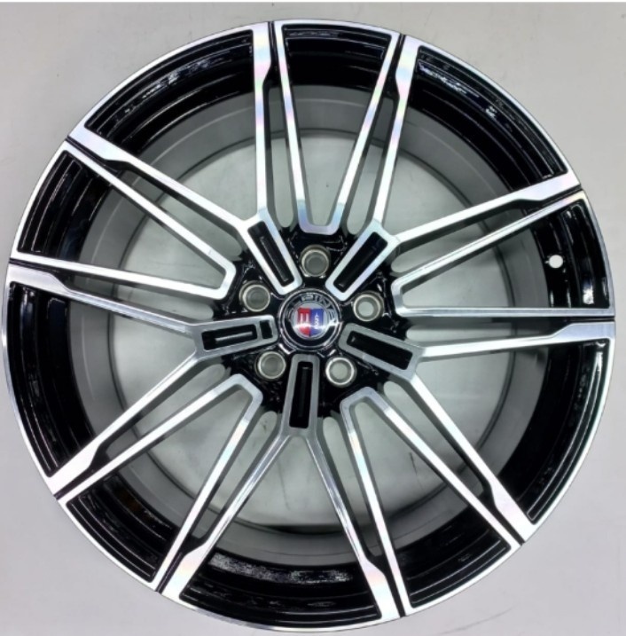 Wheels 294-240 8/9x19/5x112 D66.6 ET30 черный, серебристый