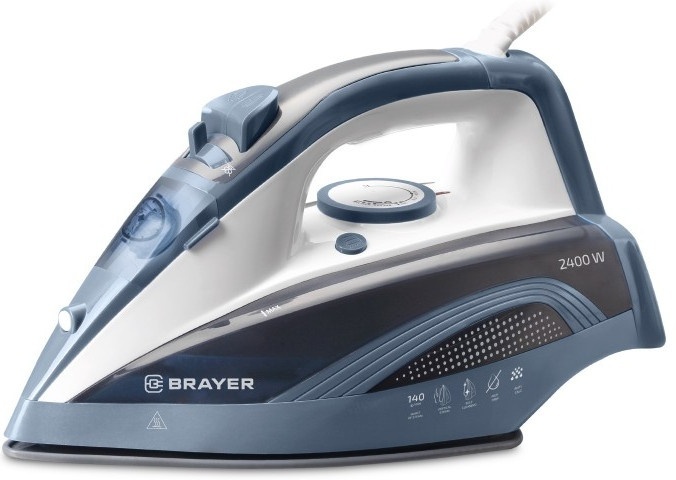 Утюг BRAYER BR4002 синий-белый