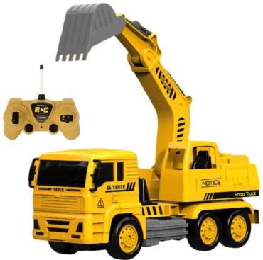 Экскаватор на радиоуправлении Construction vehicles 481775, желтый