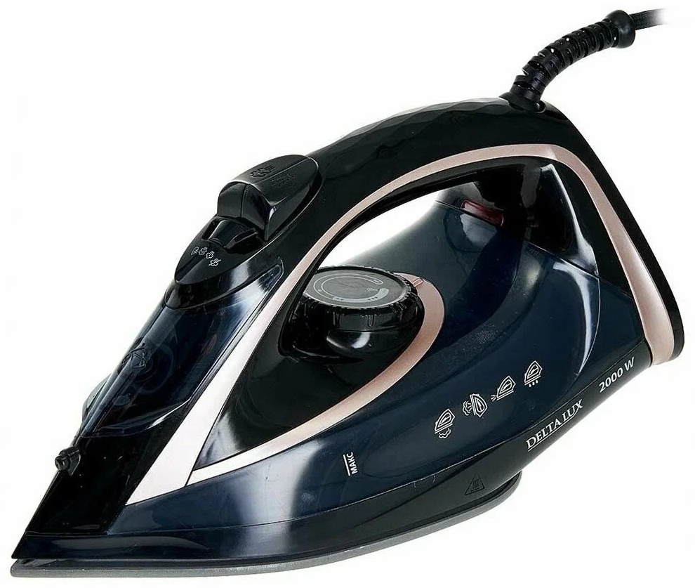 Утюг DELTA LUX DE-3001 черный