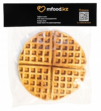 Mfood.kz бельгийские вафли без начинки 100 г