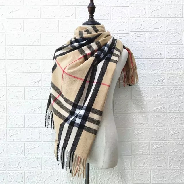 Палантин Pashmina хлопок, кашемир 180 x 70 см