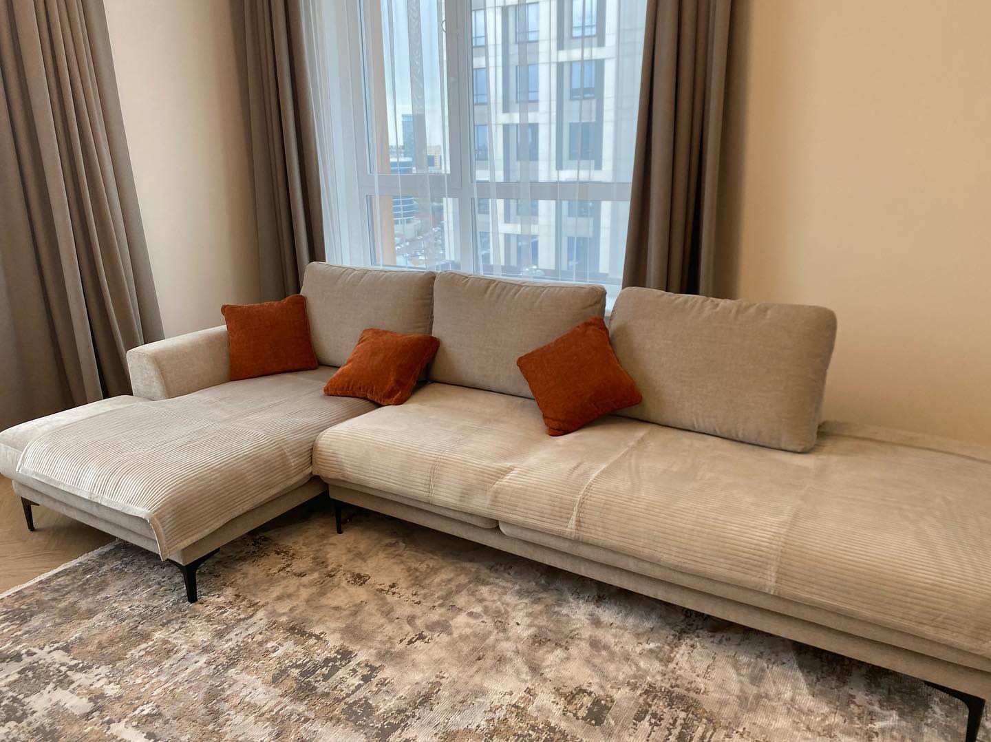 Makhome набор накидок для дивана Вертикаль 321 серый 210x90 см, 160x90 см, 90x90 см
