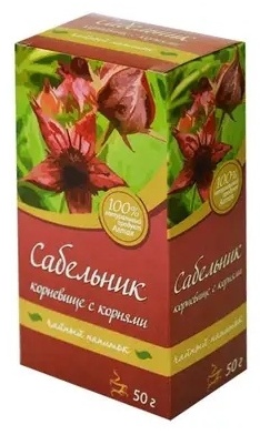 Сабельник корневище с корнями Алтай россыпь 50 г