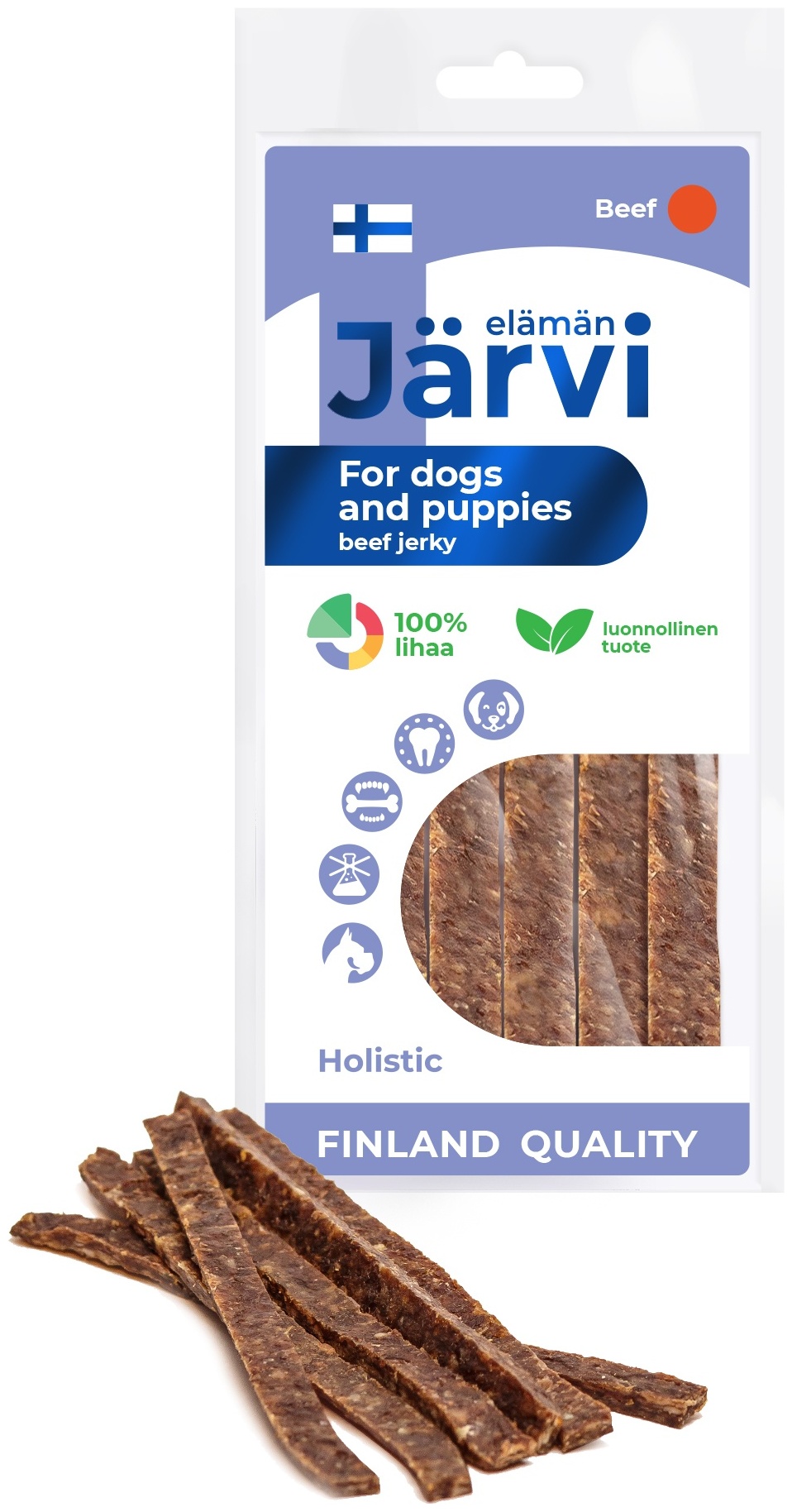 Лакомство Jarvi нарезка Соломка говяжья 30 г 6 шт