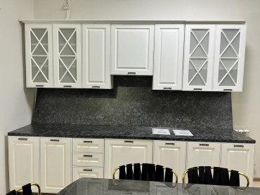 Кухонный гарнитур JMD Lilu, 300x250х60 см, ЛДСП, бежевый