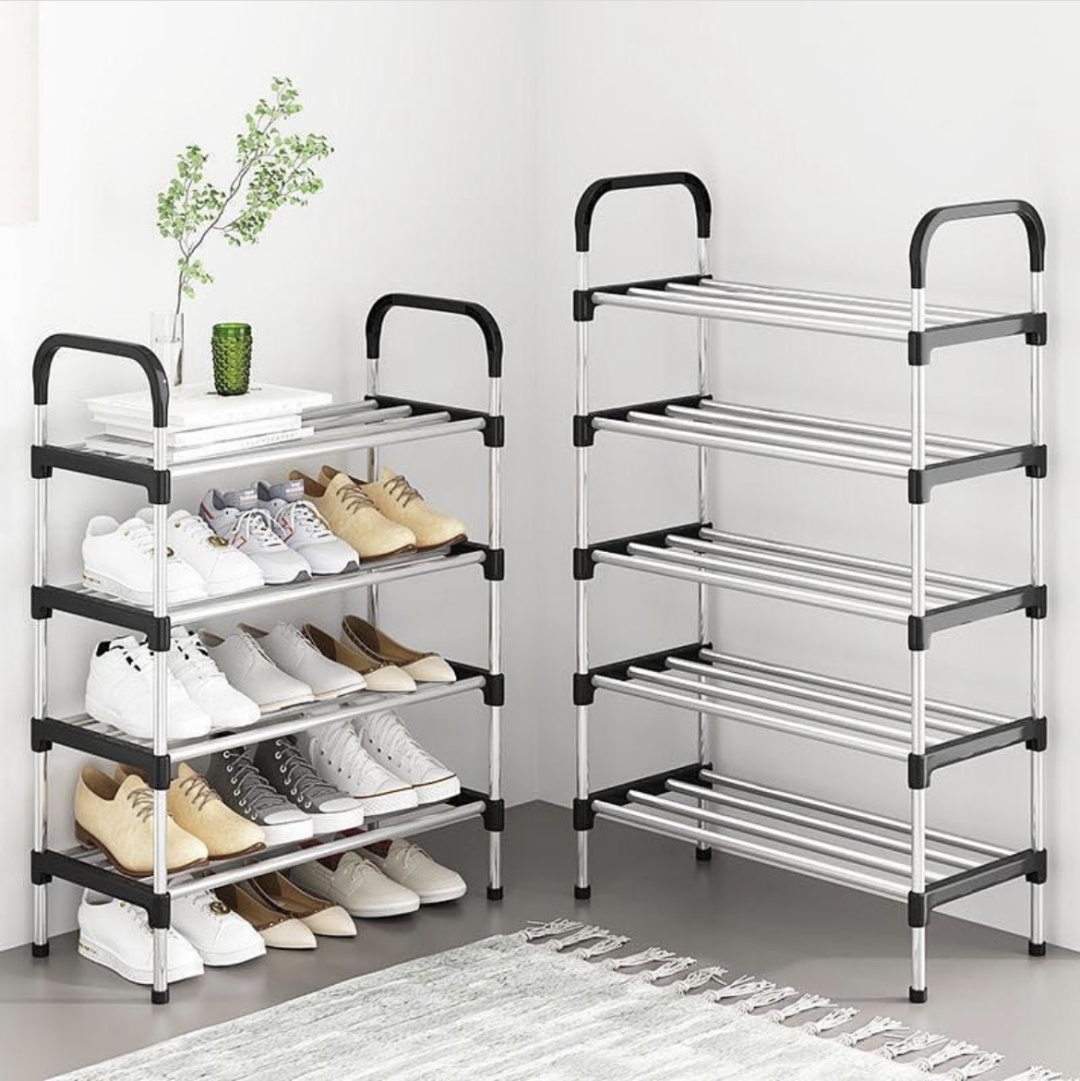 Обувница 50x26x80 см, металл, пластик