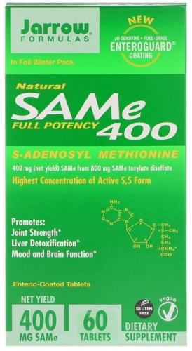 Jarrow Formulas БАД SAM-e 400 400 мг 60 таблеток