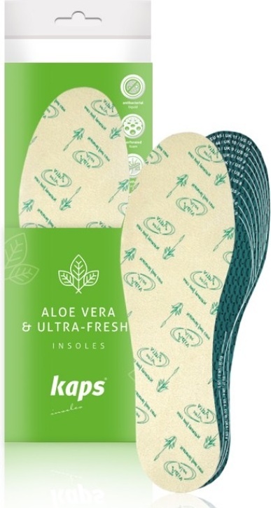 Kaps стельки Aloe Vera & Ultra-Fresh 01_6120 размер 35-46, классические, для спортивной обуви