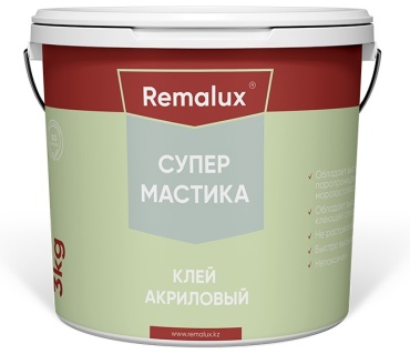 Remalux акриловый Супер мастика 3 кг