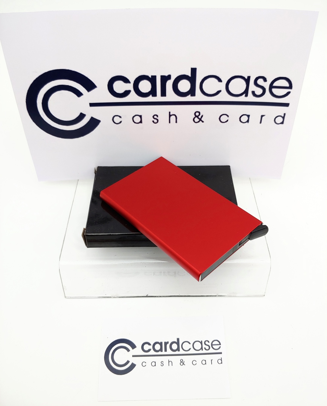 Картхолдер CARDCASE металл красный
