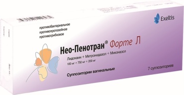 Нео-Пенотран Форте Л суппозитории 750 мг 7 шт
