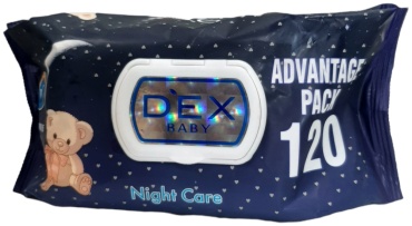 Влажные салфетки Dex Night care 985913 120 шт