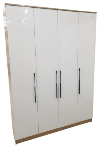 Распашной шкаф Гермиона 570, 160x220х50 см, белый