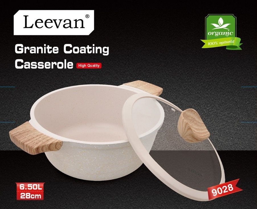 Казан Leevan 6.5 л, гранит