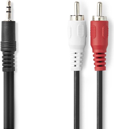 Кабель 3.5 mm jack - RCA 0.3 м