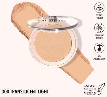 Пудра MOIRA Under-Eye Setting Powder сухая 300 Translucent Light светло-бежевый