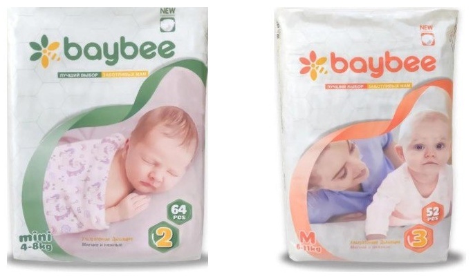 Купить Подгузники Baybee Newborn S, M, 116 шт в кредит в Алматы – Kaspi ...