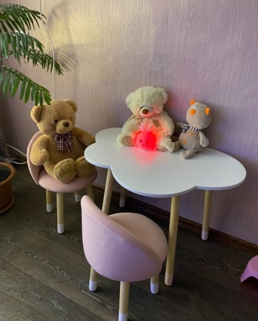 Комплект Dimdomkids Облако, 78x52x54 см, розовый